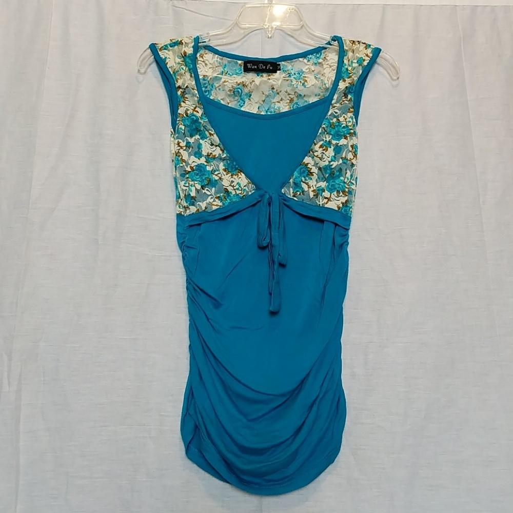 Turquoise shirt